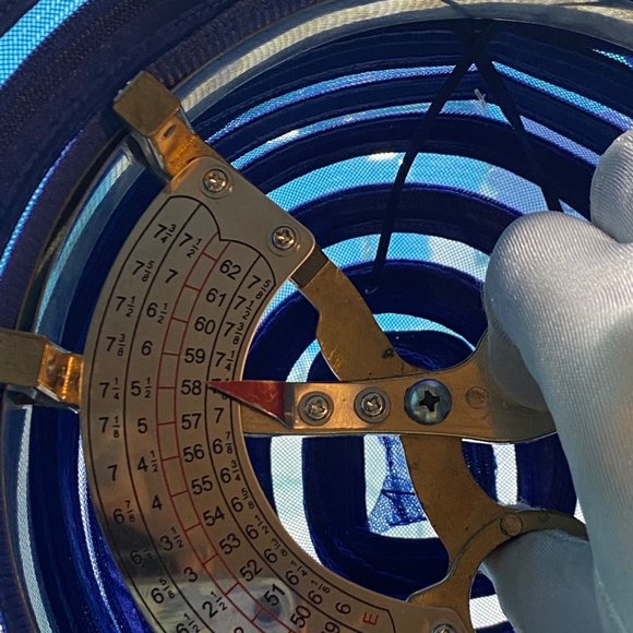 Royal Blue Derby Hat - Picture 8 of 8